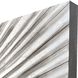 Enigma in Silver Beige and Black and Brown and Metallic Wall Sculpture, The Studio