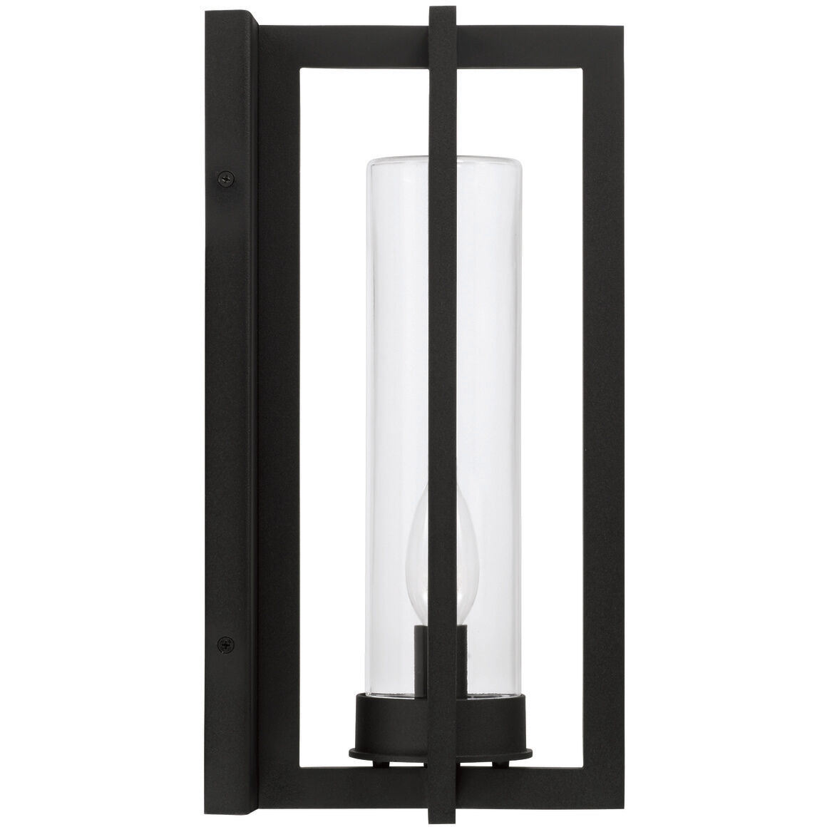 Kent 1 Light 15 inch Black Outdoor Wall Lantern