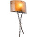 Ironwood 1 Light 11.4 inch Burnished Bronze Cover Sconce Wall Light, Sprout