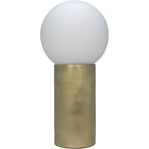 New Luna 24.5 inch 40.00 watt Antique Brass Table Lamp Portable Light