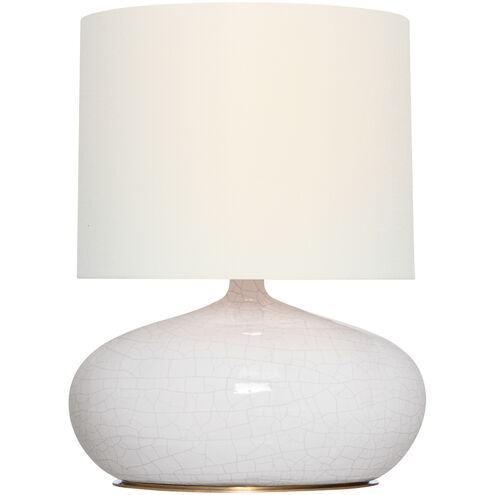 Thomas O'Brien Olinda 24.75 inch 15.00 watt Crackled Ivory Low Table Lamp Portable Light