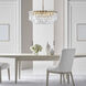 C&M by Chapman & Myers Arden 16 Light 32.88 inch Burnished Brass Chandelier Ceiling Light