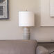 Goodman 30 inch 100.00 watt Grey Table Lamp Portable Light