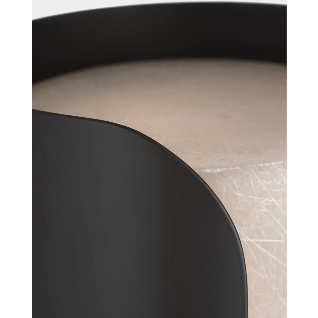Anne-Marie Barton Armise Sconce Wall Light in Matte Carbon