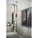 Rae LED 14.75 inch Lacquered Brass Chandelier Ceiling Light