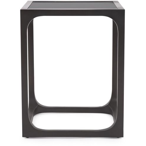 Roma 20 X 15.5 inch Graphite Side Table