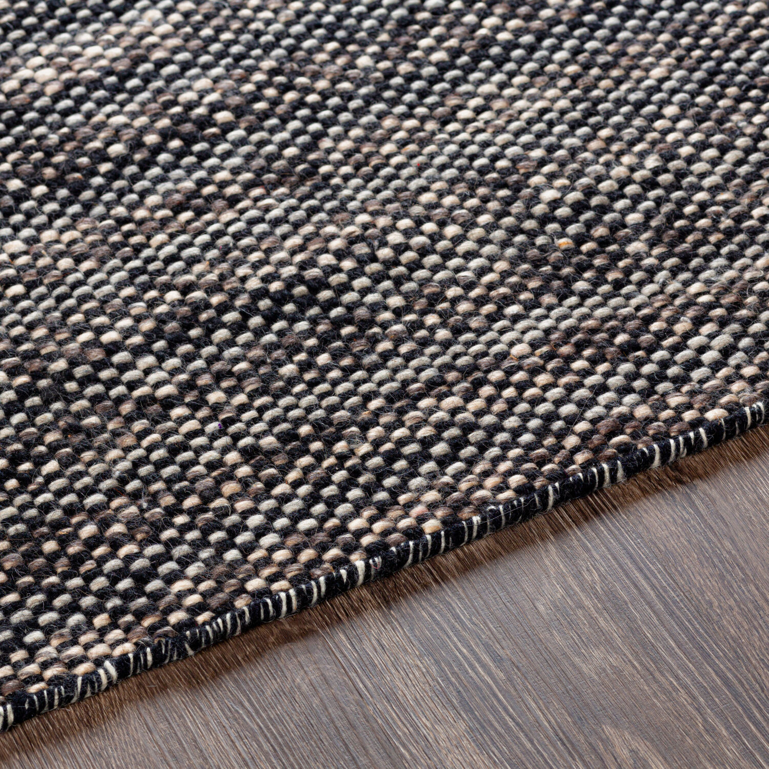 Reliance 90 X 60 inch Black Rug in 5 x 8, Rectangle