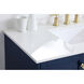 Sommerville 42 X 22 X 34 inch Blue Vanity Sink Set