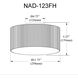 Nadine 1 Light 11.75 inch Polished Chrome Flush Mount Ceiling Light
