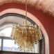 Regent 13 Light 28.25 inch Legacy Brass Chandelier Ceiling Light in Amber Crackled Glass
