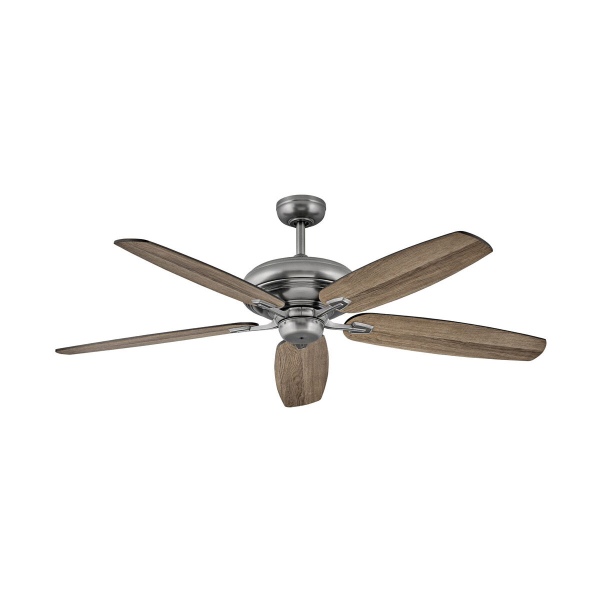 Grander 60 inch Pewter with Driftwood, Matte Black Blades Fan