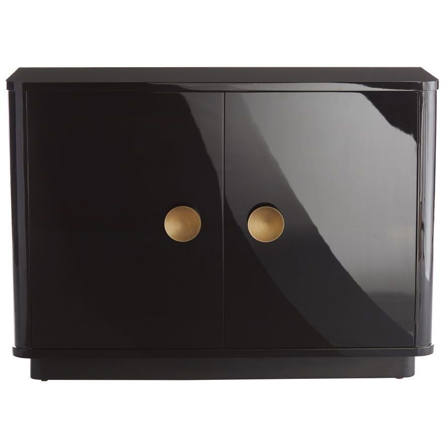 Kennedy High Gloss Black Lacquer Cabinet