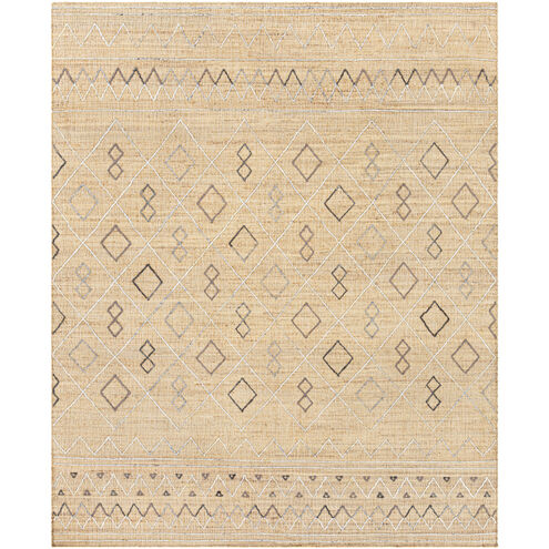 Arielle 120 X 96 inch Beige/Charcoal/Off-White/Gray/Black Handmade Rug