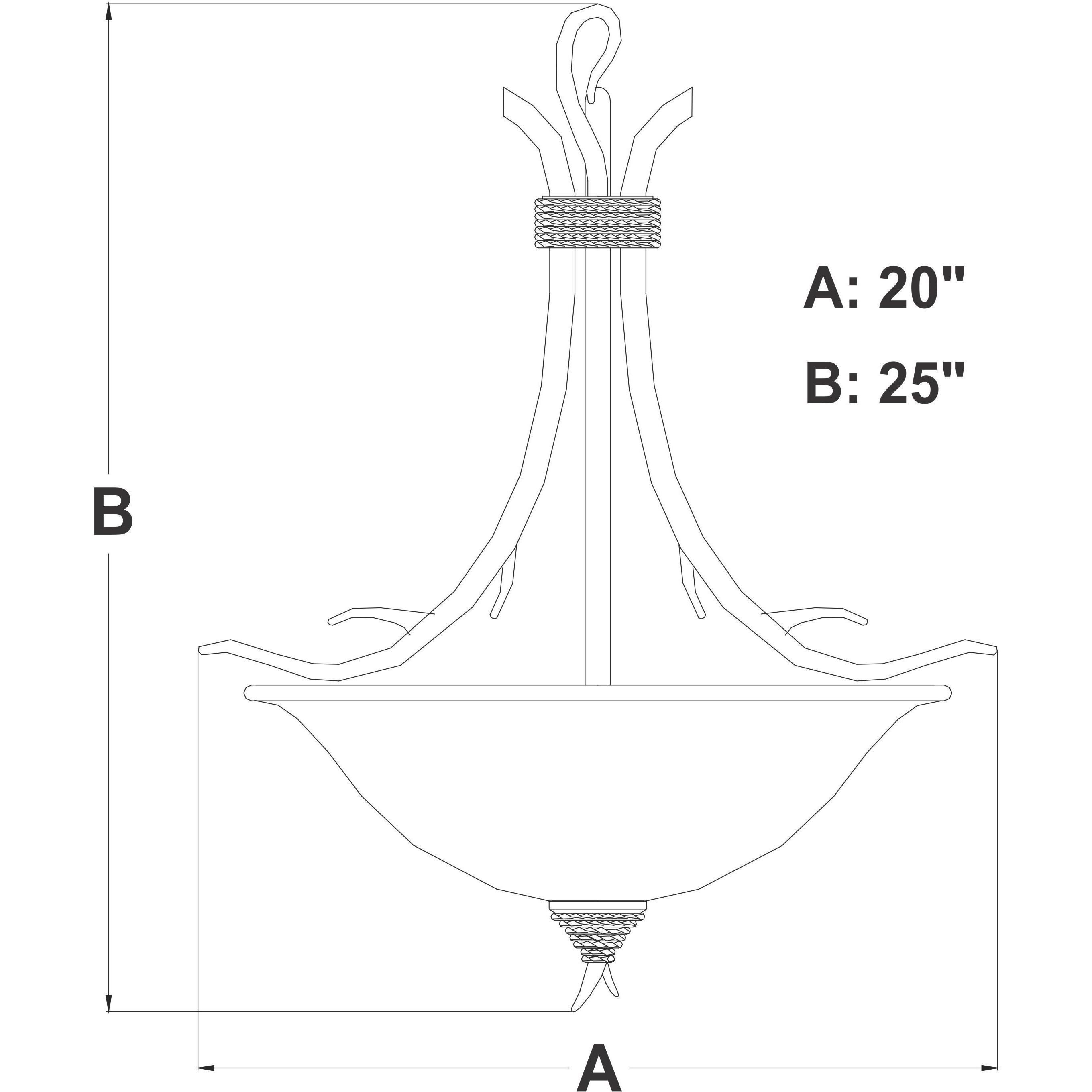 Monterey LED 20 inch Autumn Patina Pendant Ceiling Light
