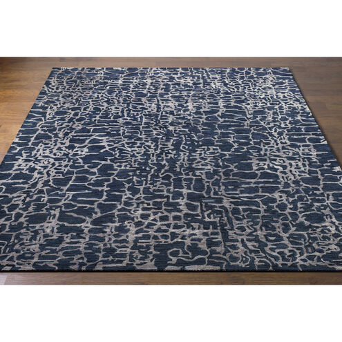 Banshee 120 X 120 inch Dark Blue Rug in 10 Ft Square, Square