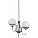 Alora Mood Alba 3 Light 22.88 inch Matte Black Chandelier Ceiling Light
