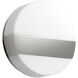 Aurora LED 6 inch Polished Nickel Sconce Wall Light