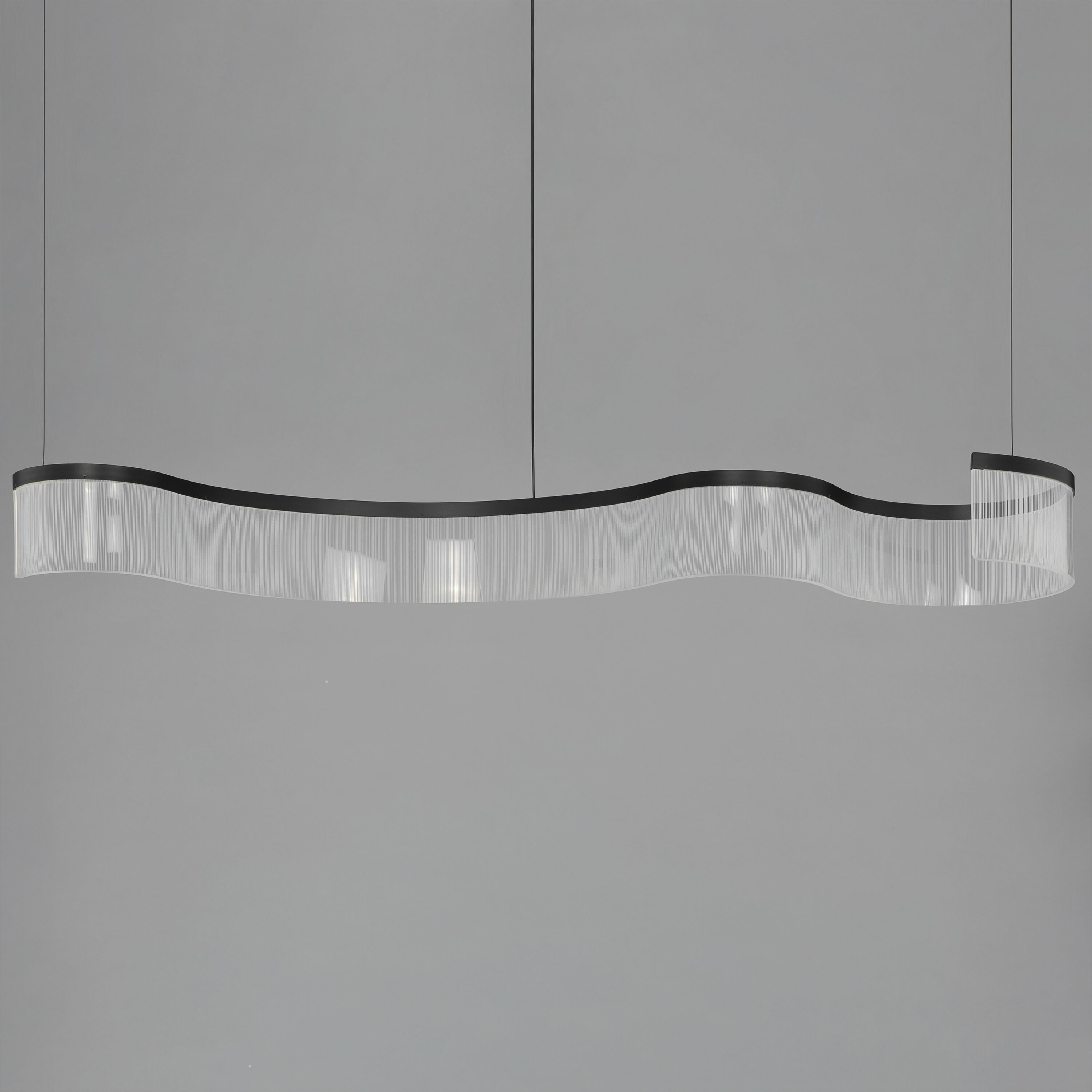 Sonata LED 17 inch Black Single Pendant Ceiling Light