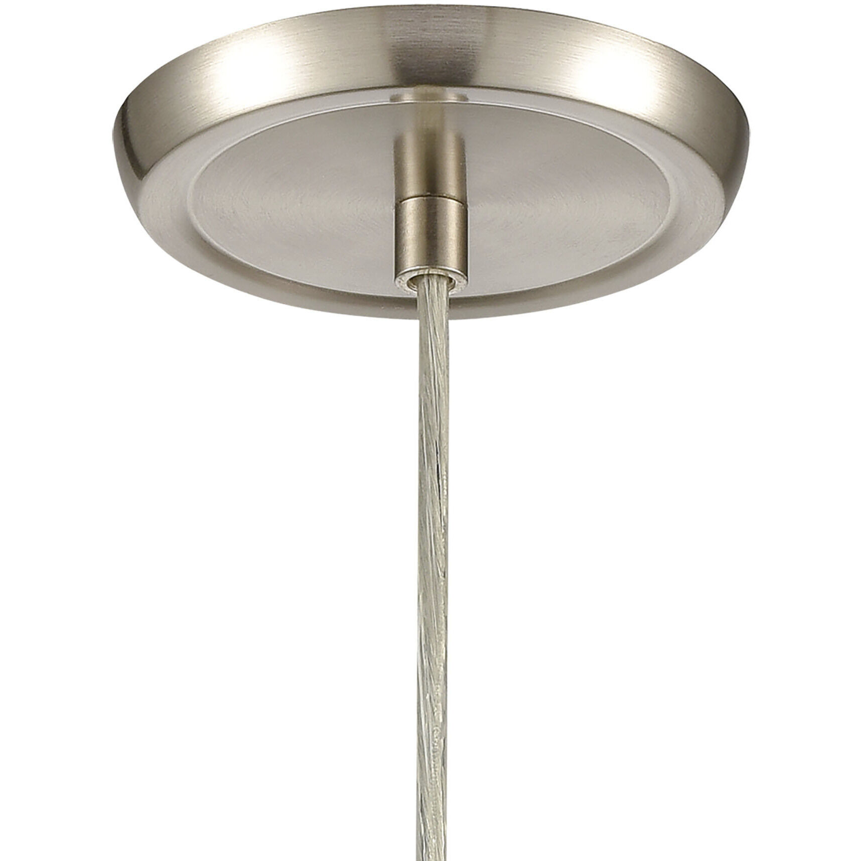 Winter Wind 1 Light 5 inch Satin Nickel Mini Pendant Ceiling Light