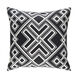 Ethiopia 18 X 18 inch Black Pillow Kit, Square