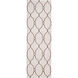Fallon 96 X 30 inch Beige, Dark Brown Rug