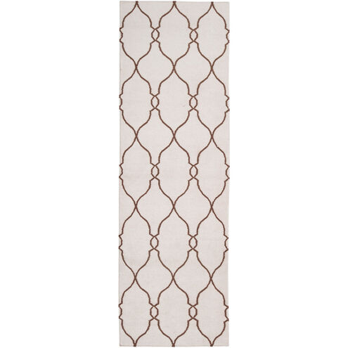 Fallon 96 X 30 inch Beige, Dark Brown Rug