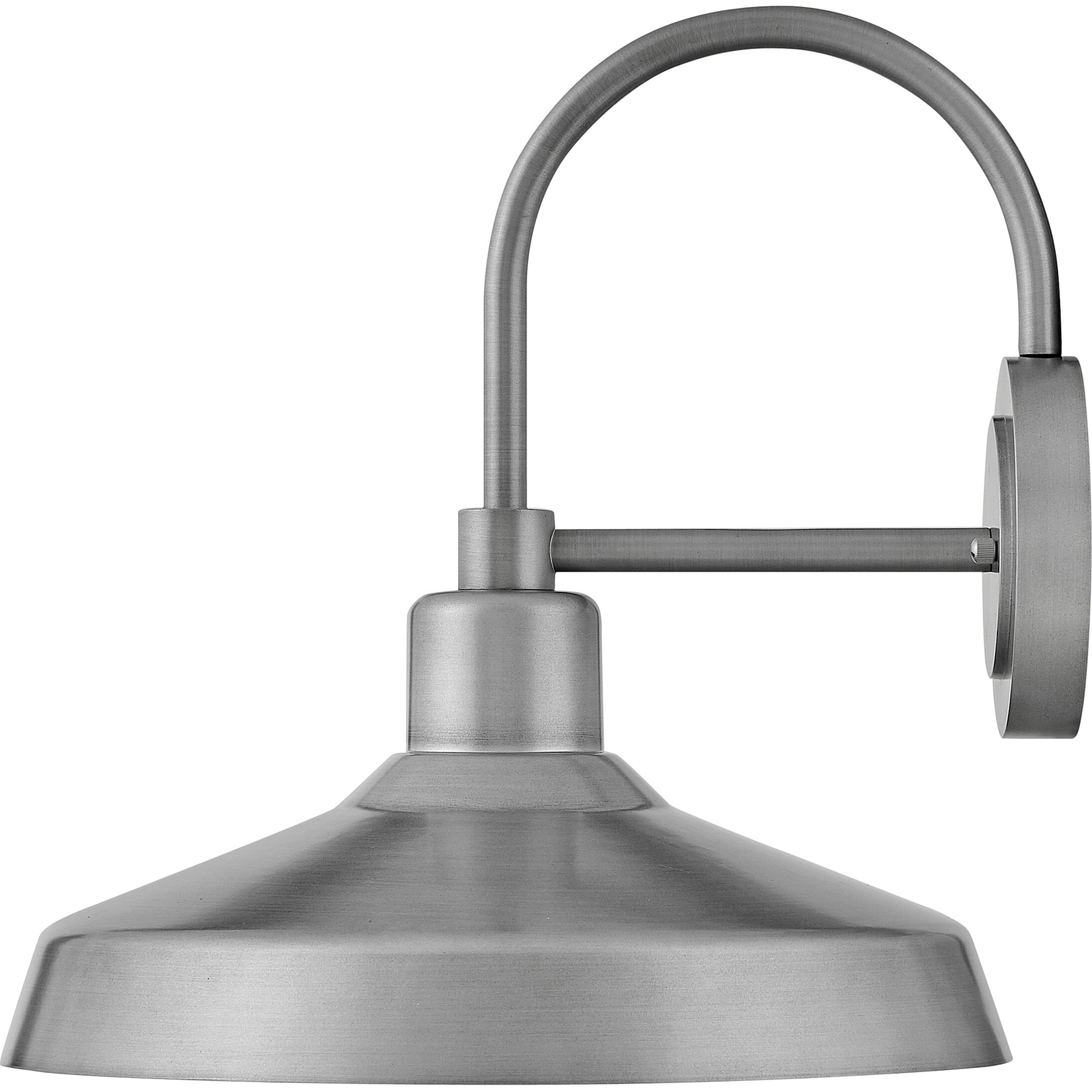 Coastal Elements Forge Outdoor Wall Mount Lantern in Antique Brushed Aluminum