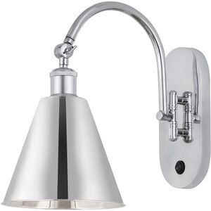 Ballston Cone 1 Light 8 inch Polished Chrome Sconce Wall Light