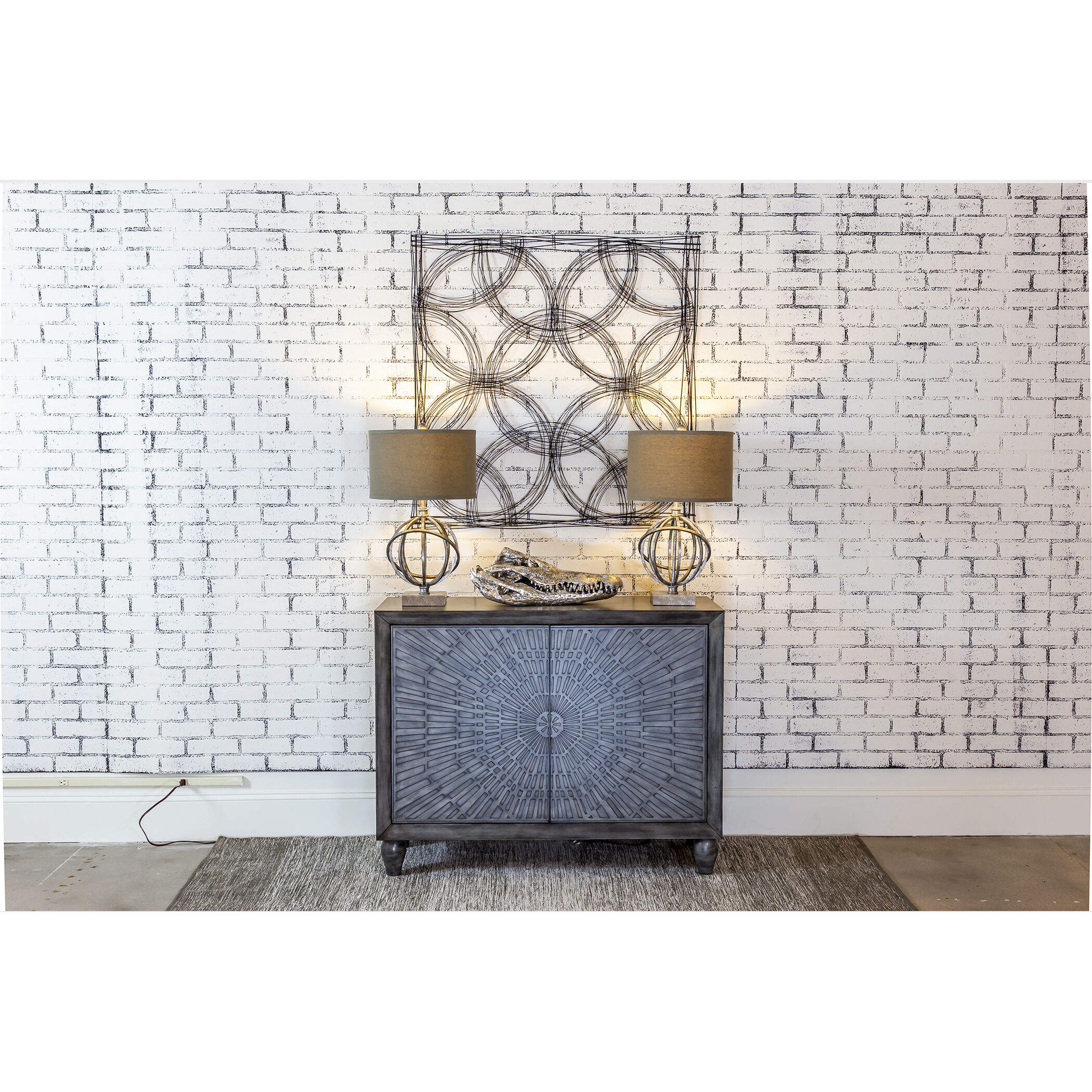 Lichfield 25.25 inch 150 watt Aged Pewter Table Lamp Portable Light