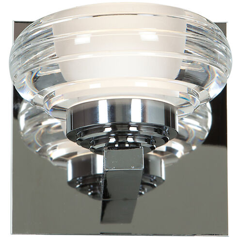 Optix LED 5 inch Chrome Vanity Light Wall Light