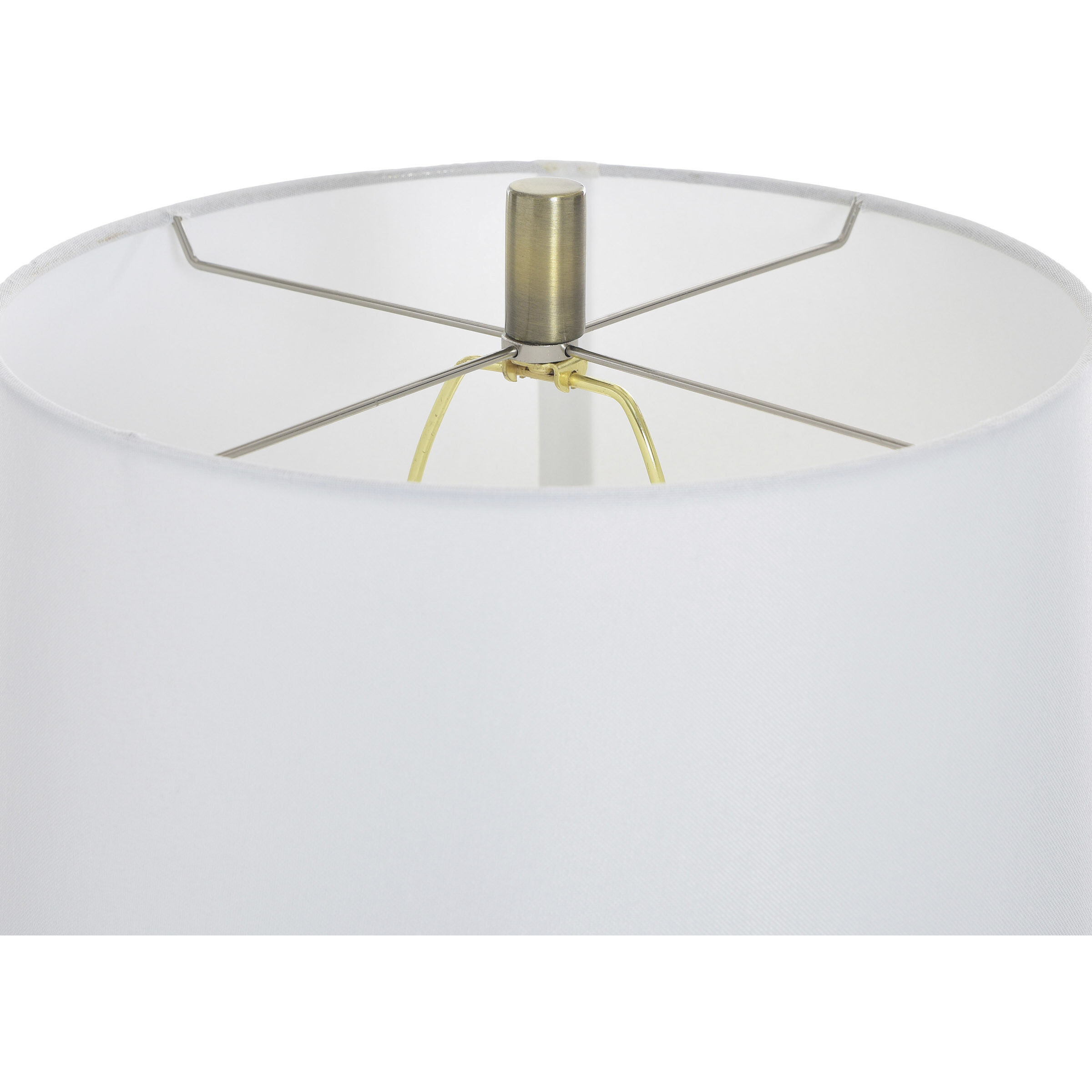 Rowan 63 inch 100 watt Ash and Gold and White Floor Lamp Portable Light