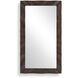 Wrinkle 69.63 X 39.63 inch Dark Walnut Mirror