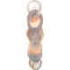 Trinity 2 Light 6.5 inch Pale Lavender & Antique Brass Wall Sconce Wall Light