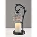 Ivy 14.75 inch 50 watt Black Candlewarmer Lamp Portable Light, Simplee Adesso