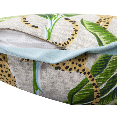 Safari 24 inch Natural Outdoor Pillow