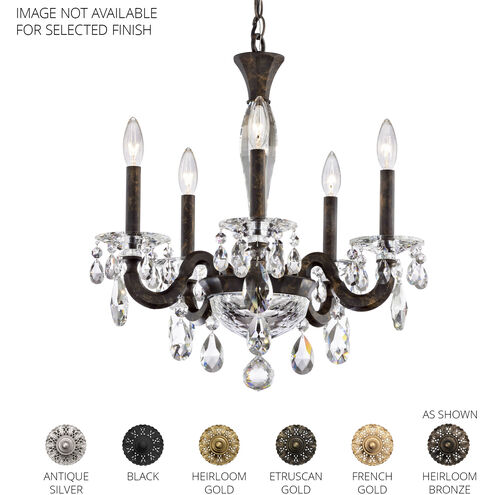 San Marco 5 Light 20.3 inch Black Chandelier Ceiling Light, Schonbek Signature