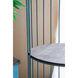 Charlotte 66.5 X 26 X 24 inch Green/Brown Shelf