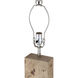 Cahill 63 inch 150.00 watt Natural Burl with Polished Nickel Floor Lamp Portable Light