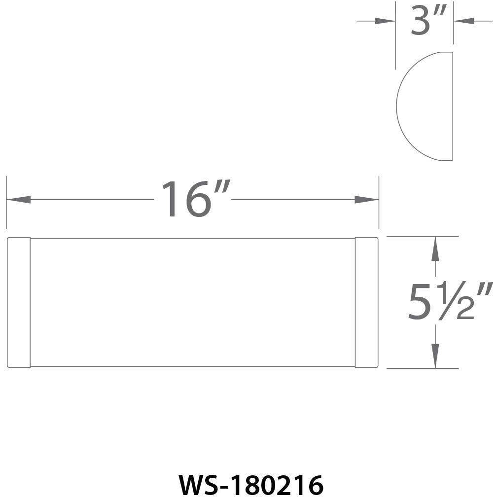 Fuse Indoor Wall Lighting in 3000K, Brushed Nickel, WAC Limited