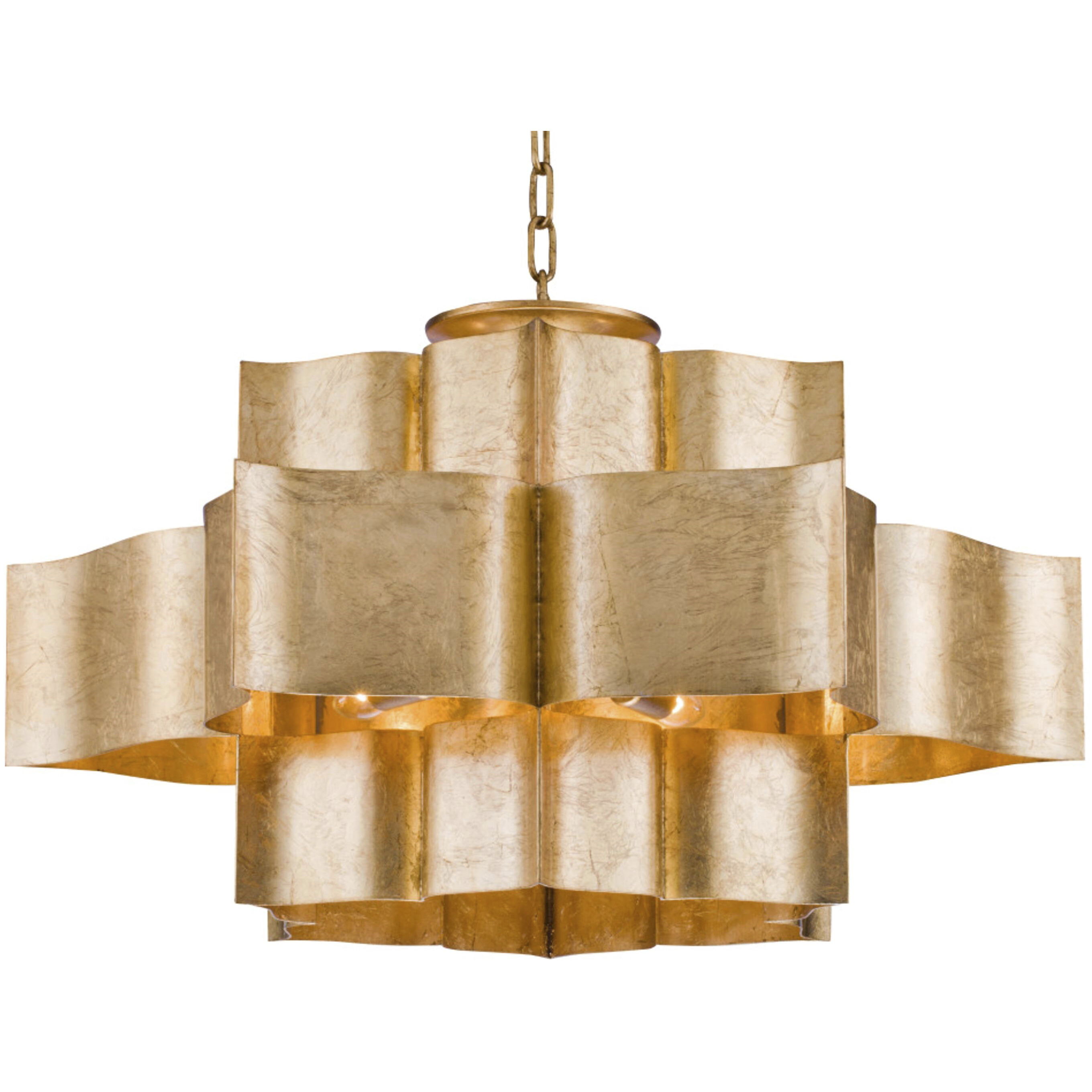 Canada 12 Light 29.9 inch Gold Chandelier Ceiling Light