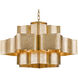Canada 12 Light 29.9 inch Gold Chandelier Ceiling Light