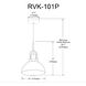 Reveka LED 10 inch Matte White Pendant Ceiling Light