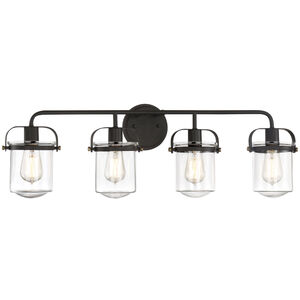 Jaxon 4 Light 33.00 inch Bathroom Vanity Light