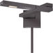 Flip Reading Light Wall Light in Bronze, dweLED
