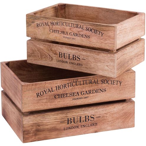 English Bulbs 16 X 11 inch Natural with Black Box