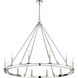 Barclay 12 Light 48 inch Polished Nickel Chandelier Ceiling Light