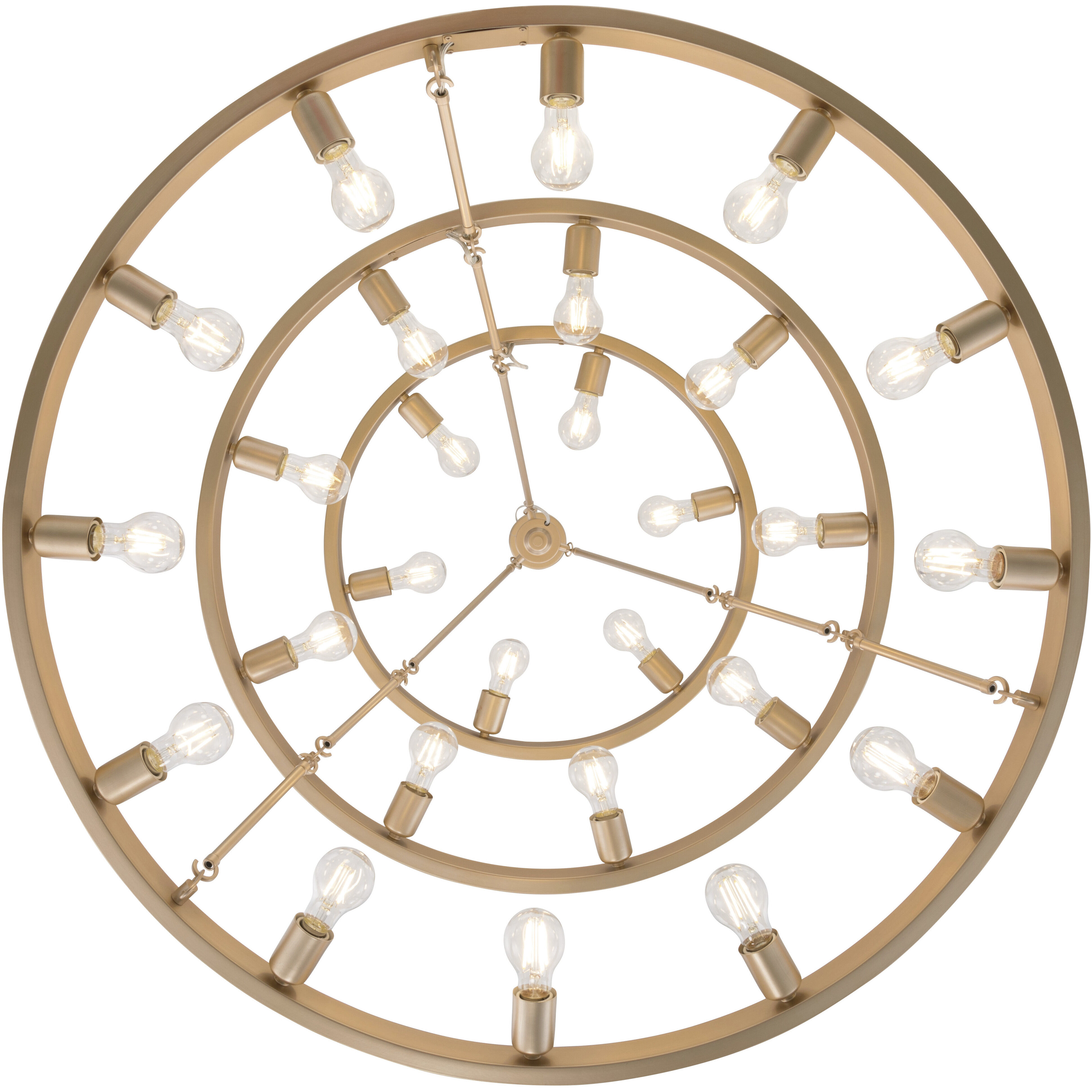 Castile 27 Light 40 inch French Gold Chandelier Ceiling Light