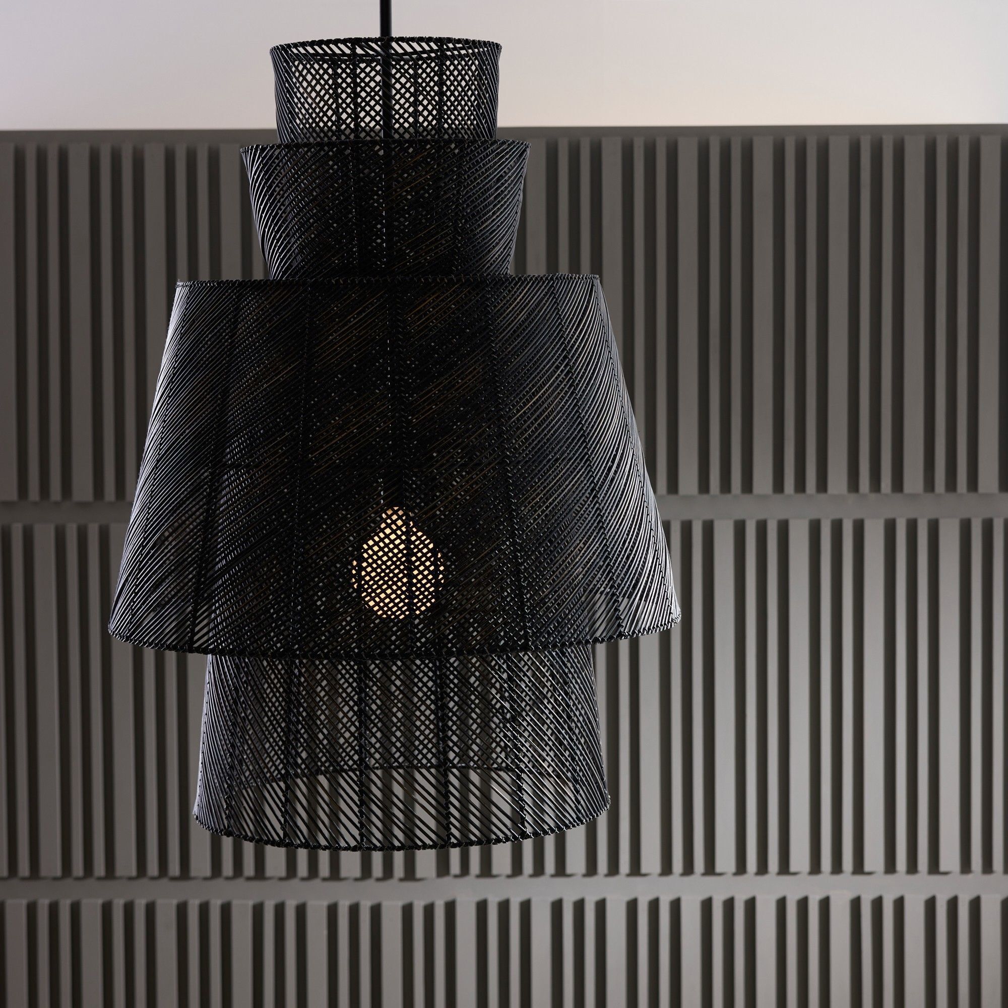 Chester 1 Light Dark Gray Wash Pendant Ceiling Light