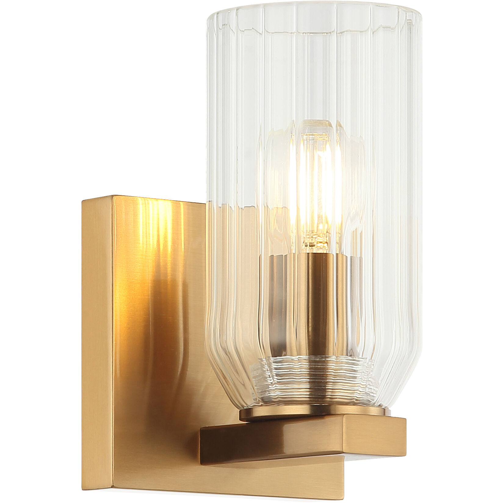 Westlock 1 Light 4.38 inch Aged Gold Brass Wall Sconce Wall Light