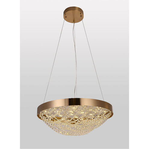 Canada LED 25 inch Copper Chandelier Ceiling Light